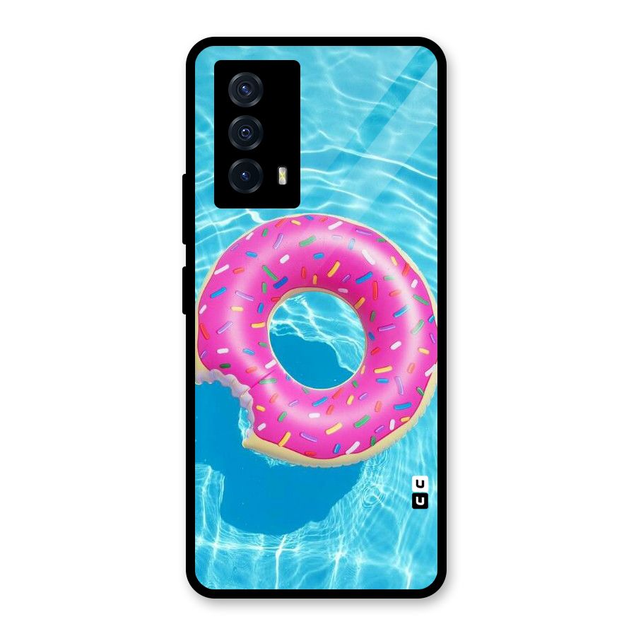 Donut Swim Glass Back Case for Vivo iQOO Z5