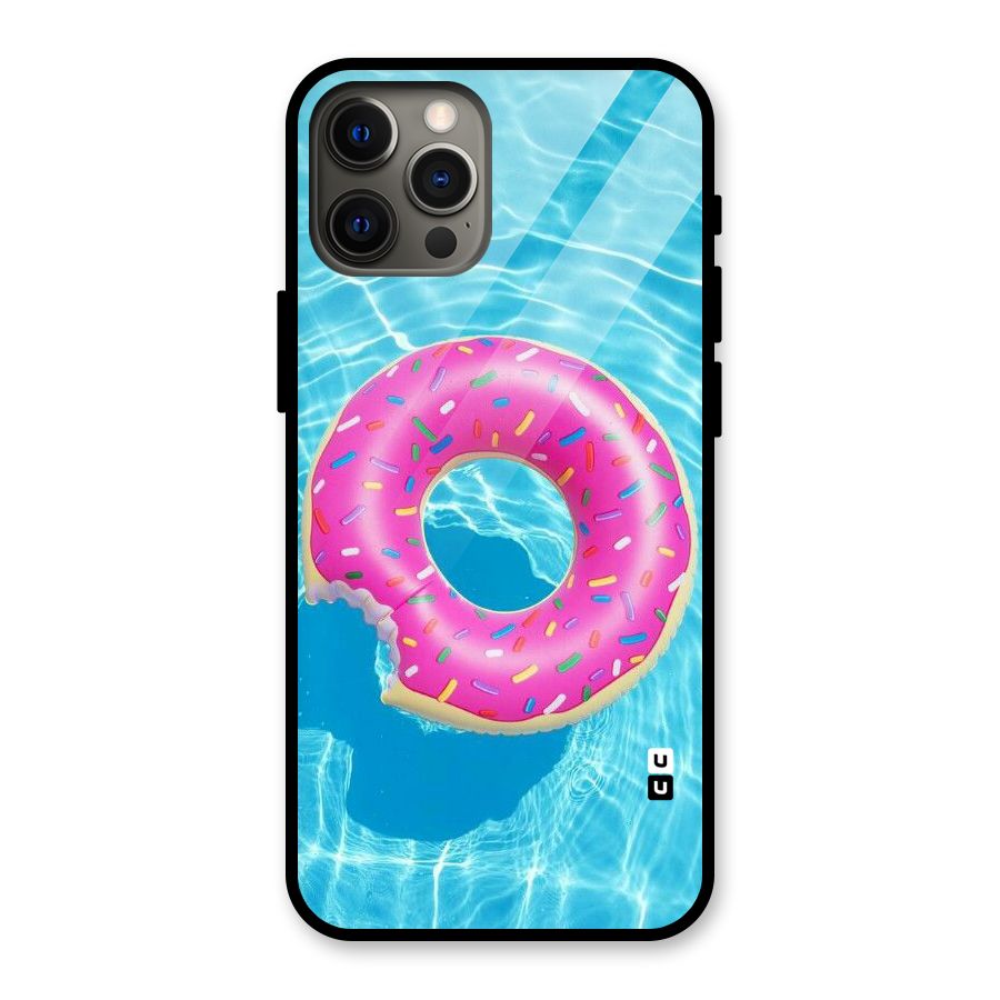 Donut Swim Glass Back Case for iPhone 12 Pro Max