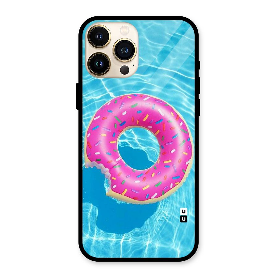 Donut Swim Glass Back Case for iPhone 13 Pro Max