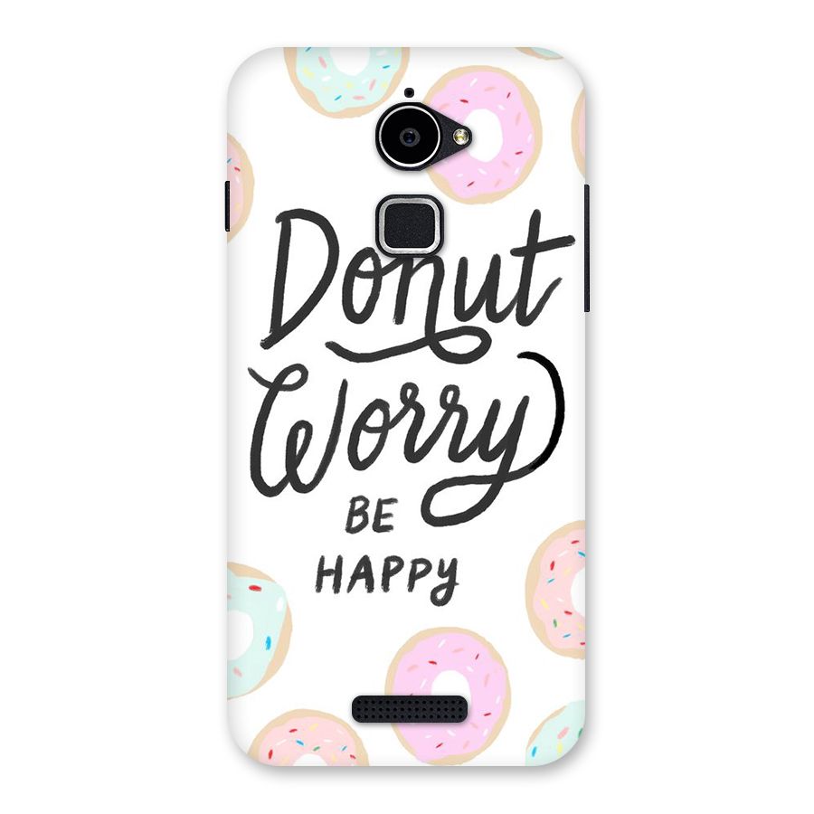 Donut Worry Be Happy Back Case for Coolpad Note 3 Lite