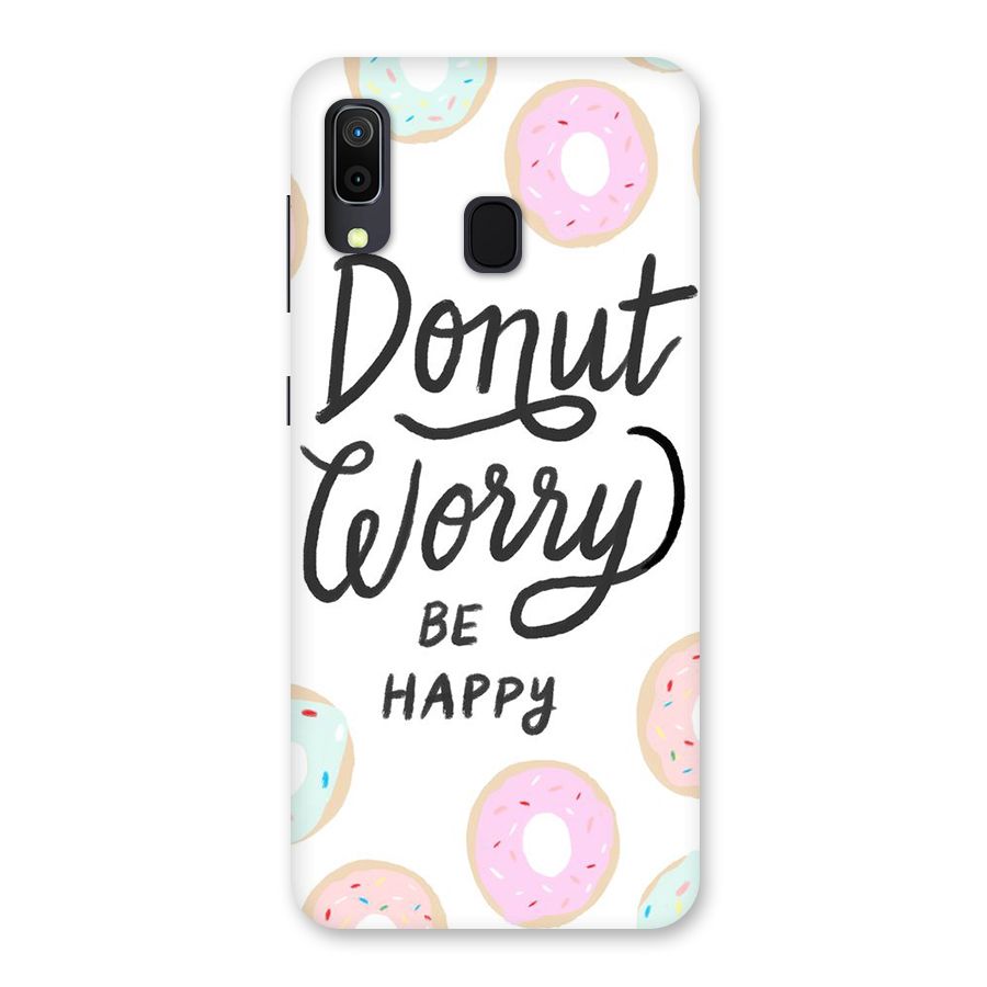 Donut Worry Be Happy Back Case for Galaxy A30