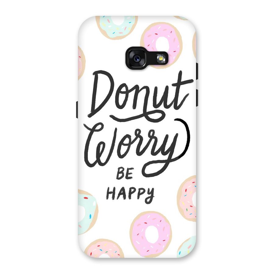 Donut Worry Be Happy Back Case for Galaxy A3 (2017)