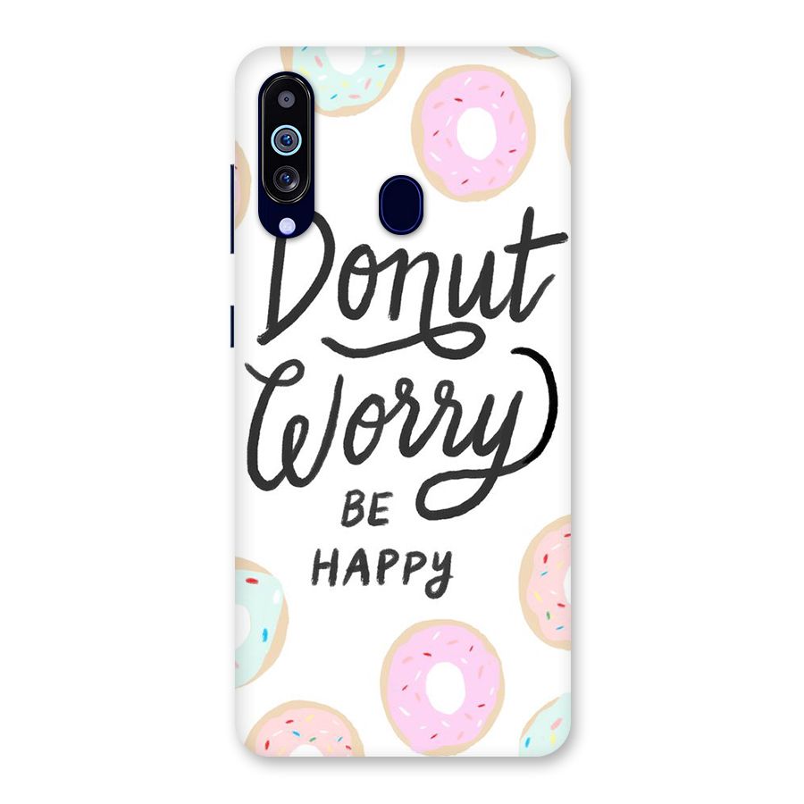 Donut Worry Be Happy Back Case for Galaxy A60