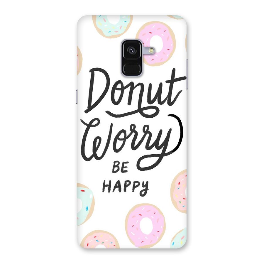 Donut Worry Be Happy Back Case for Galaxy A8 Plus