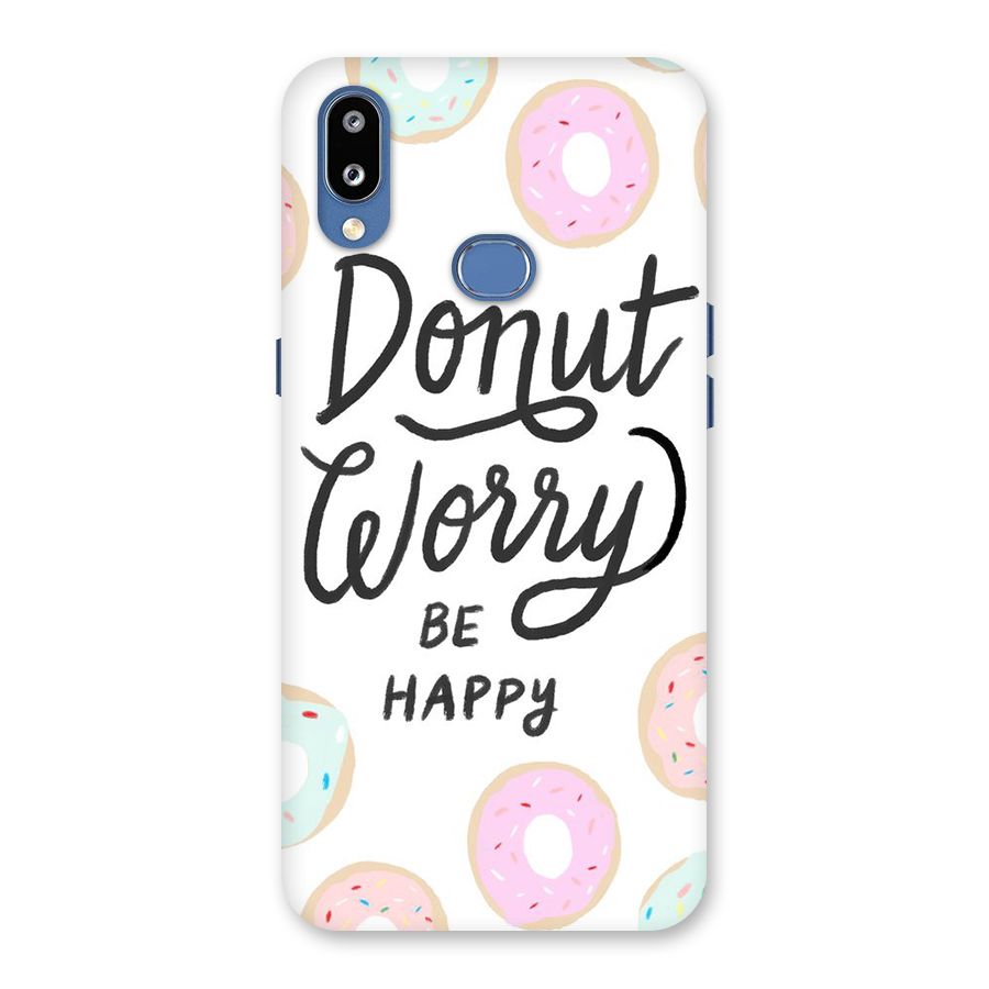 Donut Worry Be Happy Back Case for Galaxy M01s