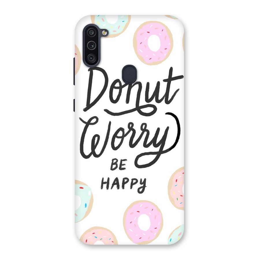 Donut Worry Be Happy Back Case for Galaxy M11
