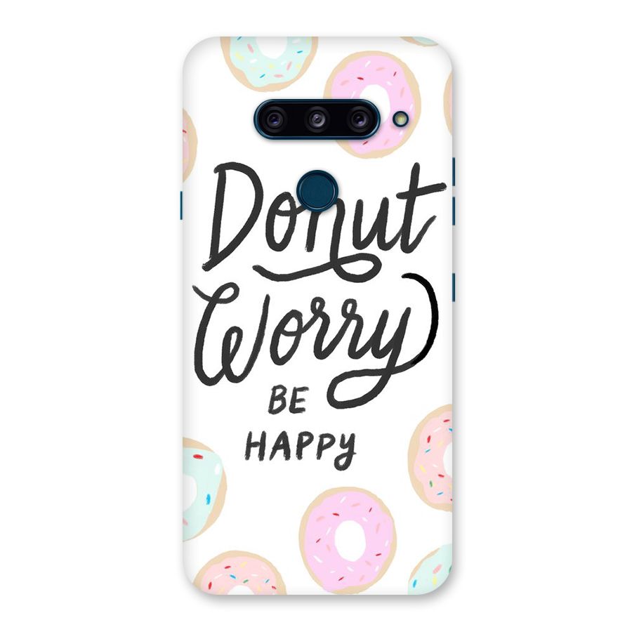 Donut Worry Be Happy Back Case for LG  V40 ThinQ