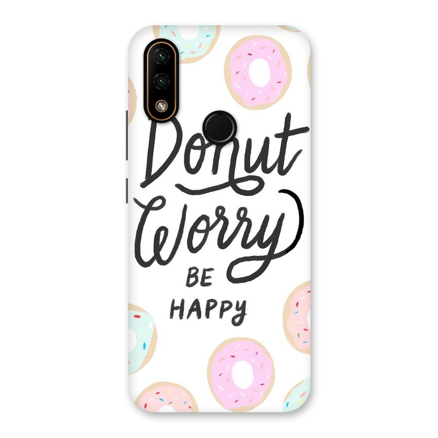 Donut Worry Be Happy Back Case for Lenovo A6 Note