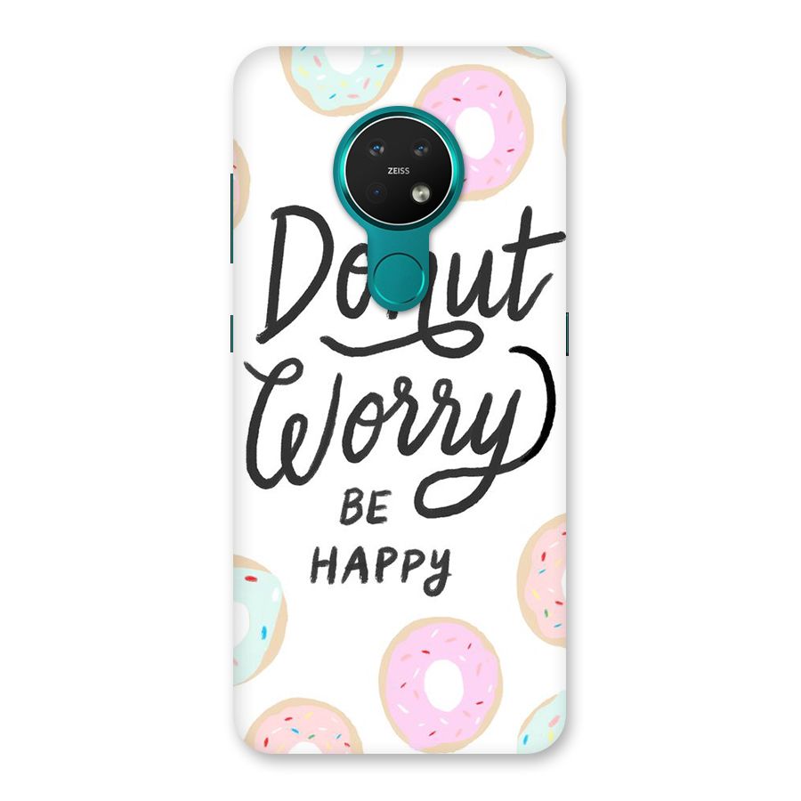 Donut Worry Be Happy Back Case for Nokia 7.2
