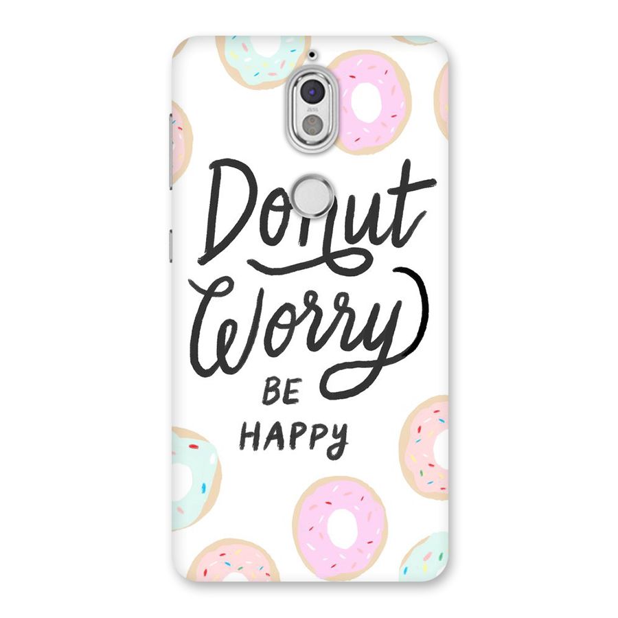 Donut Worry Be Happy Back Case for Nokia 7