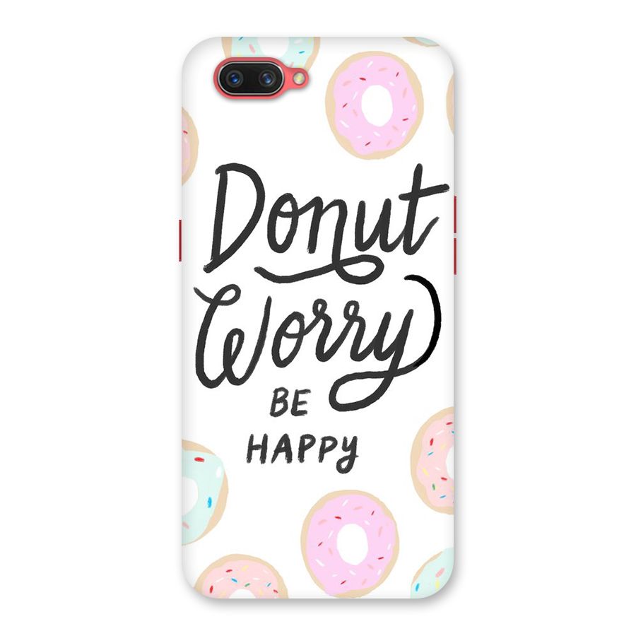Donut Worry Be Happy Back Case for Oppo A3s