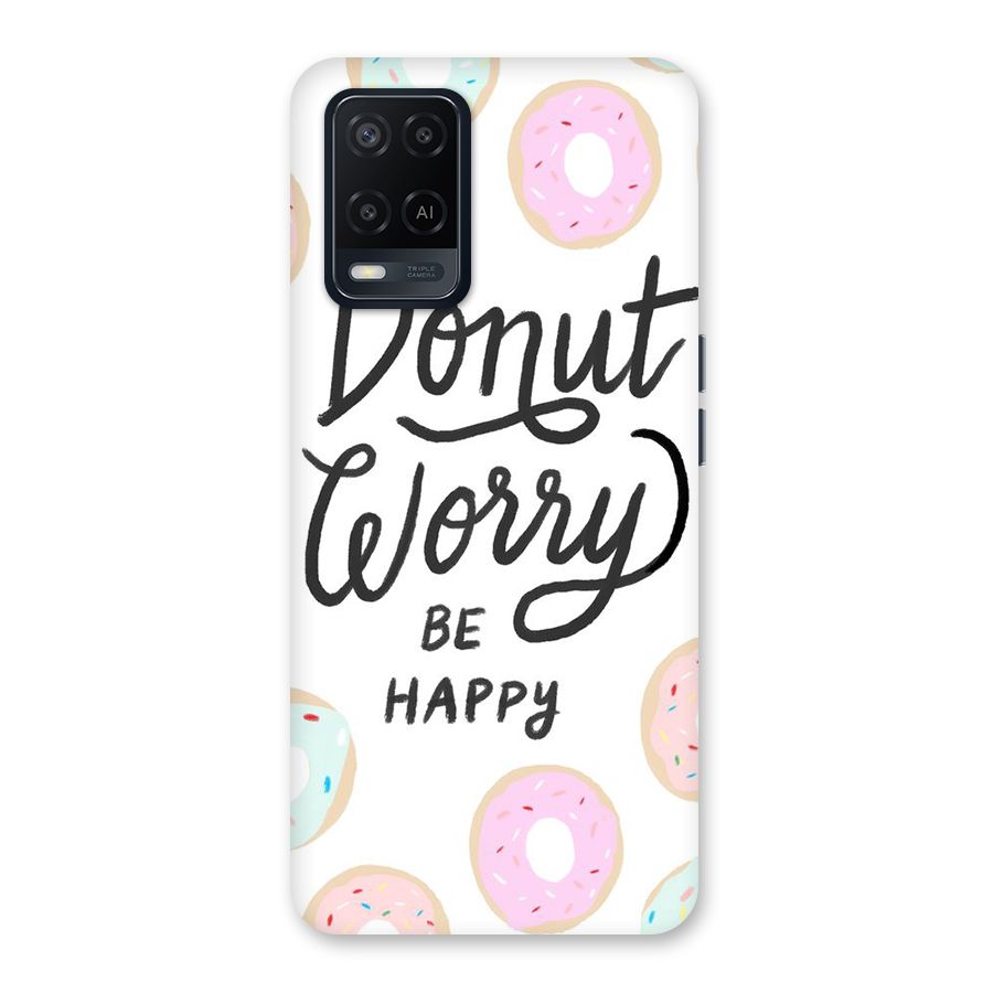 Donut Worry Be Happy Back Case for Oppo A54