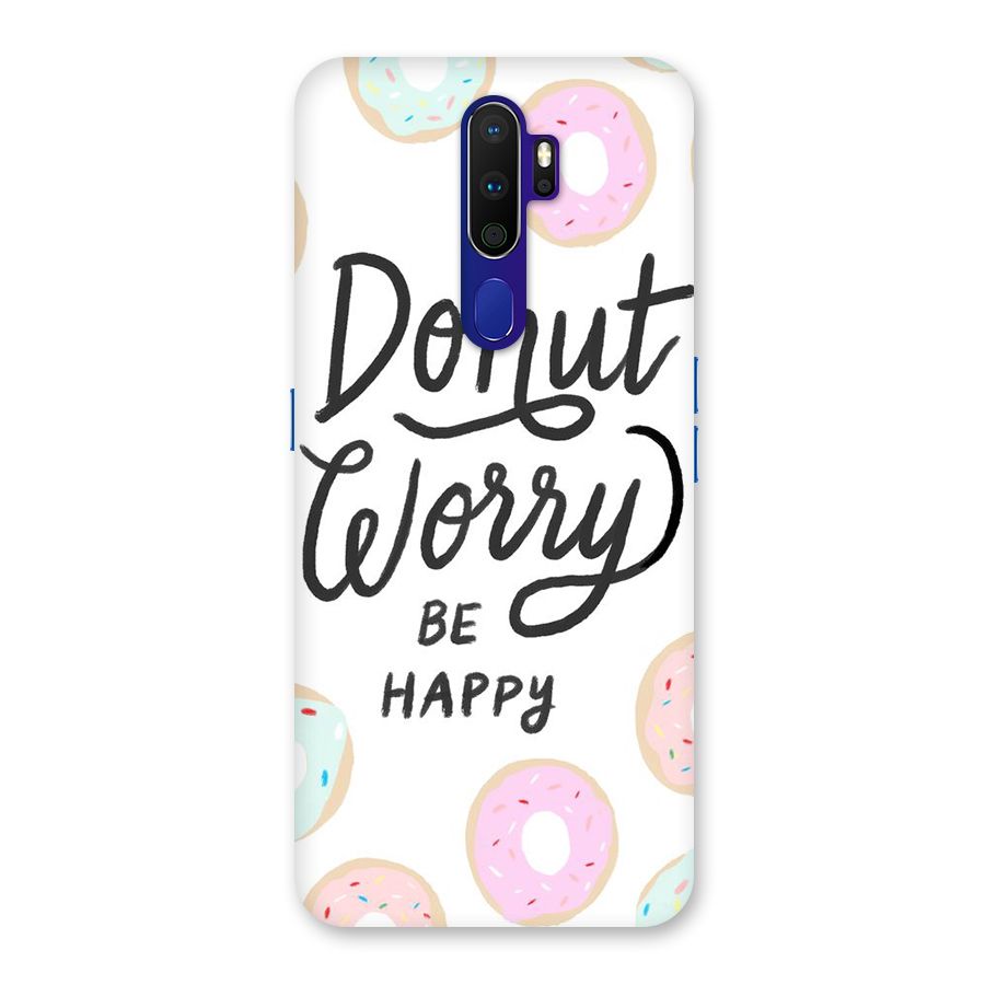 Donut Worry Be Happy Back Case for Oppo A9 (2020)