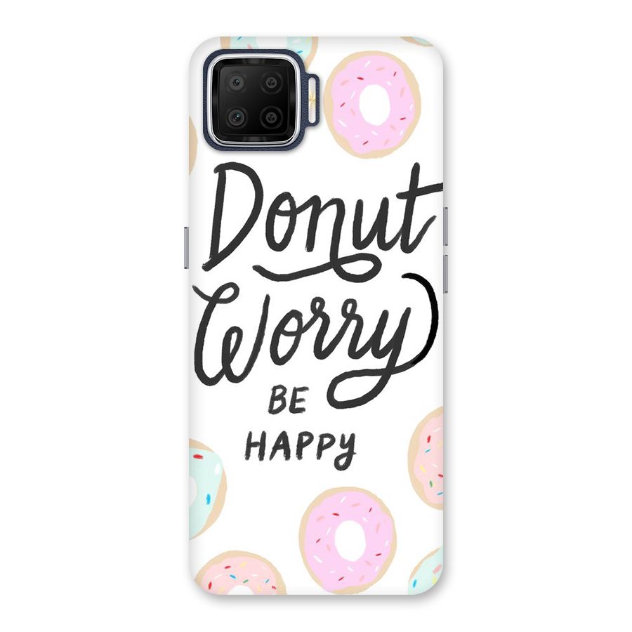 Donut Worry Be Happy Back Case for Oppo F17