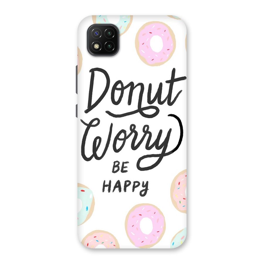 Donut Worry Be Happy Back Case for Poco C3
