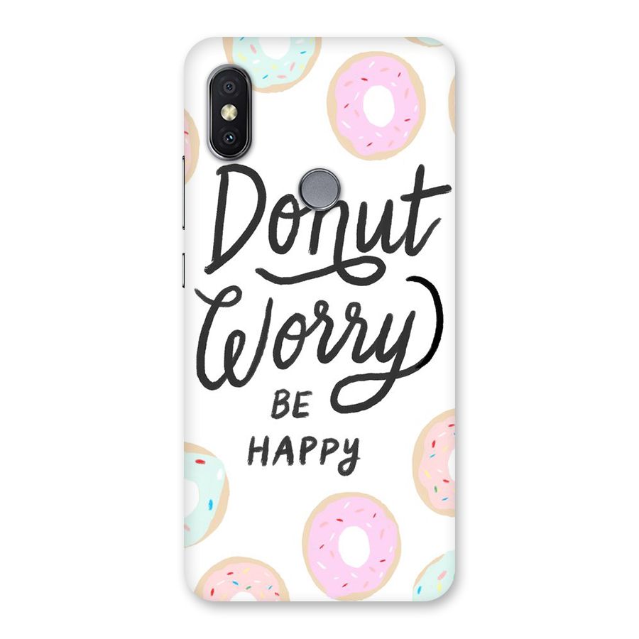 Donut Worry Be Happy Back Case for Redmi Y2