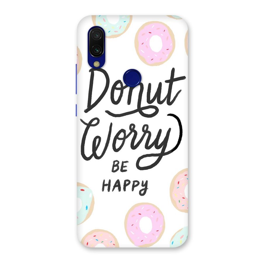 Donut Worry Be Happy Back Case for Redmi Y3