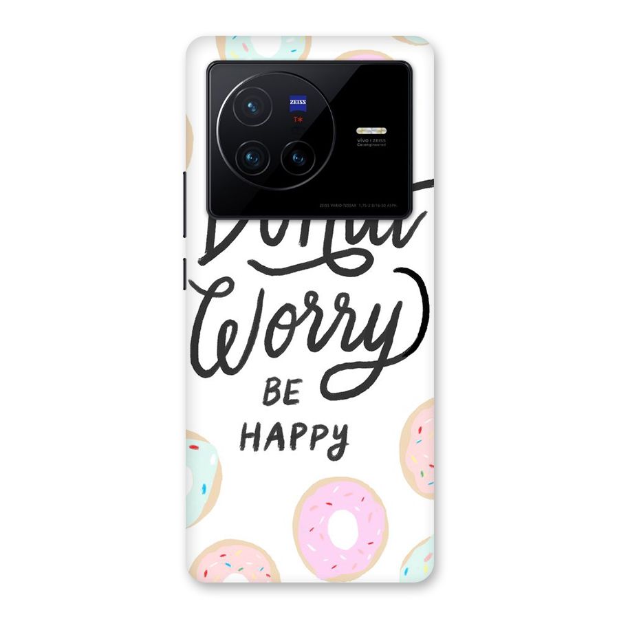 Donut Worry Be Happy Back Case for Vivo X80
