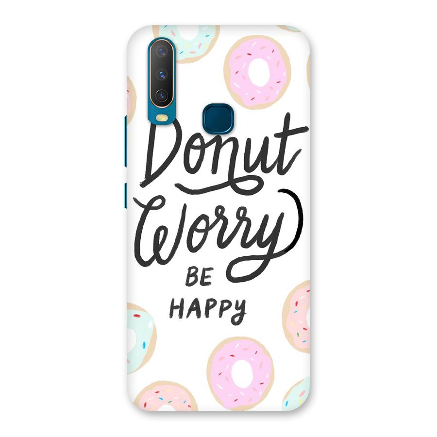 Donut Worry Be Happy Back Case for Vivo Y17