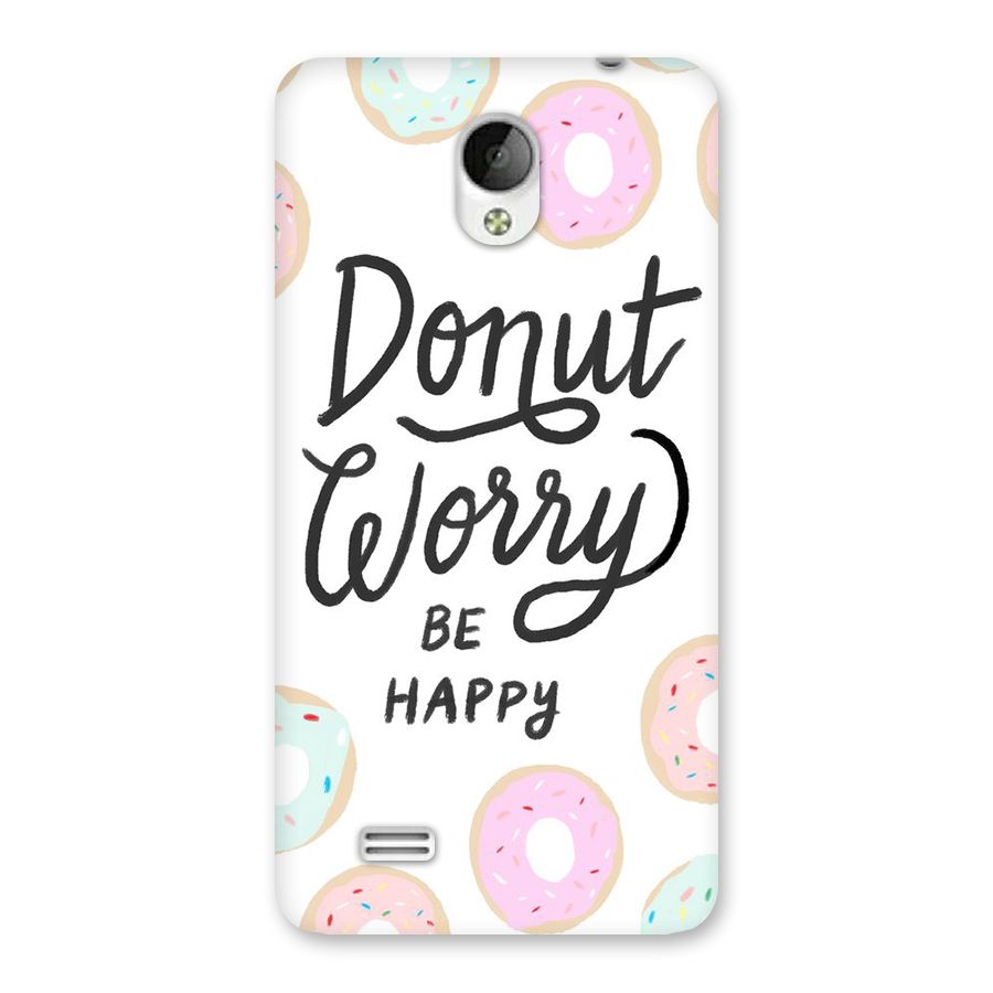 Donut Worry Be Happy Back Case for Vivo Y21