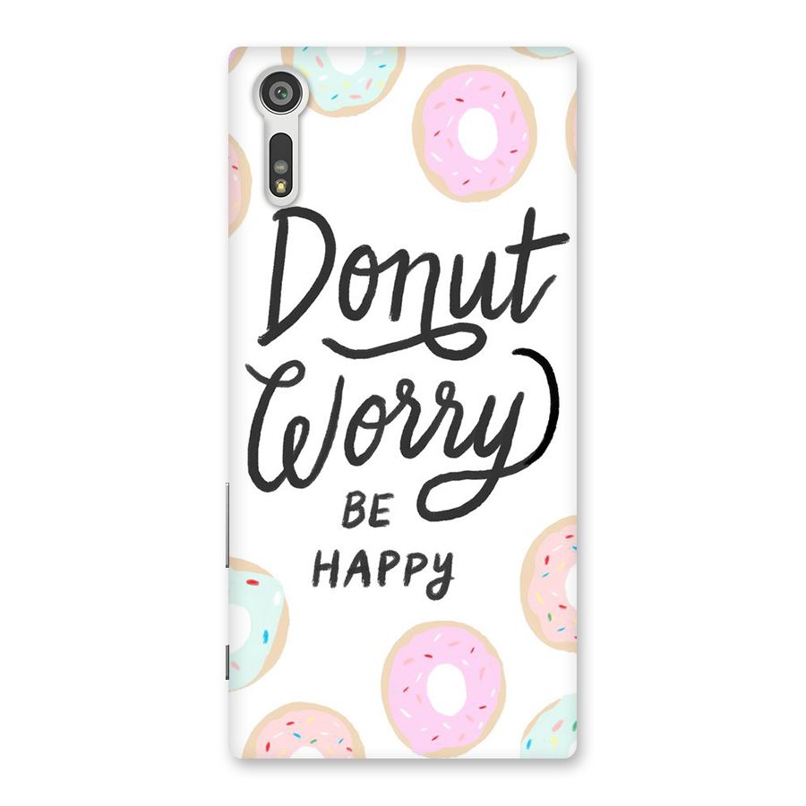 Donut Worry Be Happy Back Case for Xperia XZ