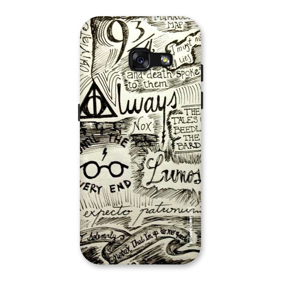 Doodle Art Back Case for Galaxy A3 (2017)