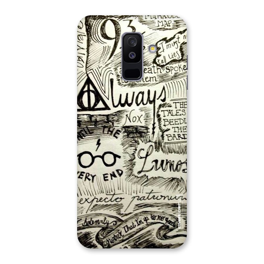 Doodle Art Back Case for Galaxy A6 Plus
