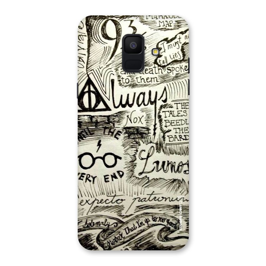 Doodle Art Back Case for Galaxy A6 (2018)