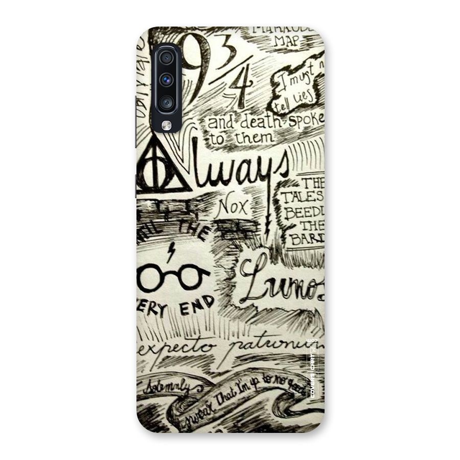 Doodle Art Back Case for Galaxy A70