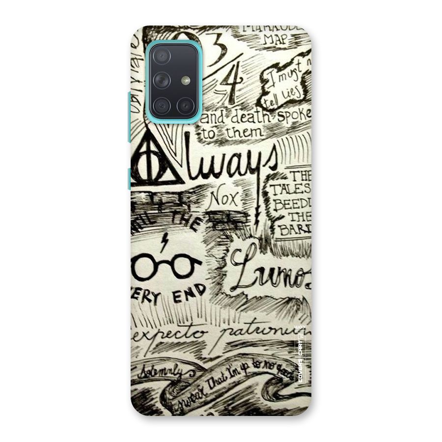 Doodle Art Back Case for Galaxy A71