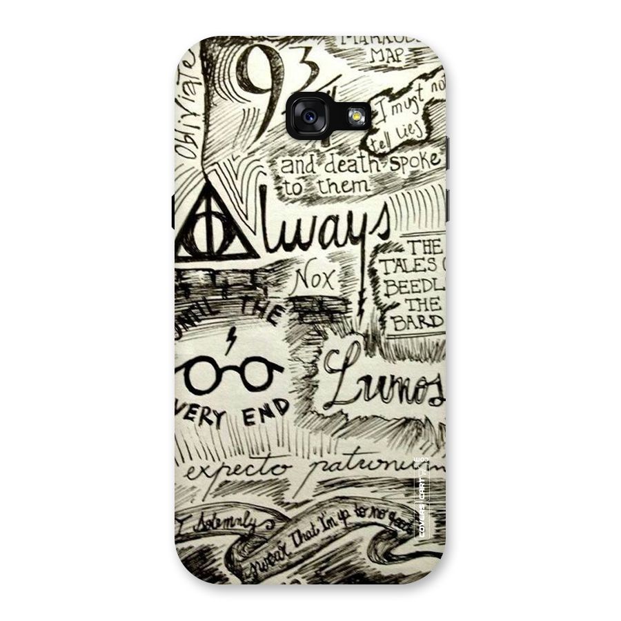 Doodle Art Back Case for Galaxy A7 (2017)