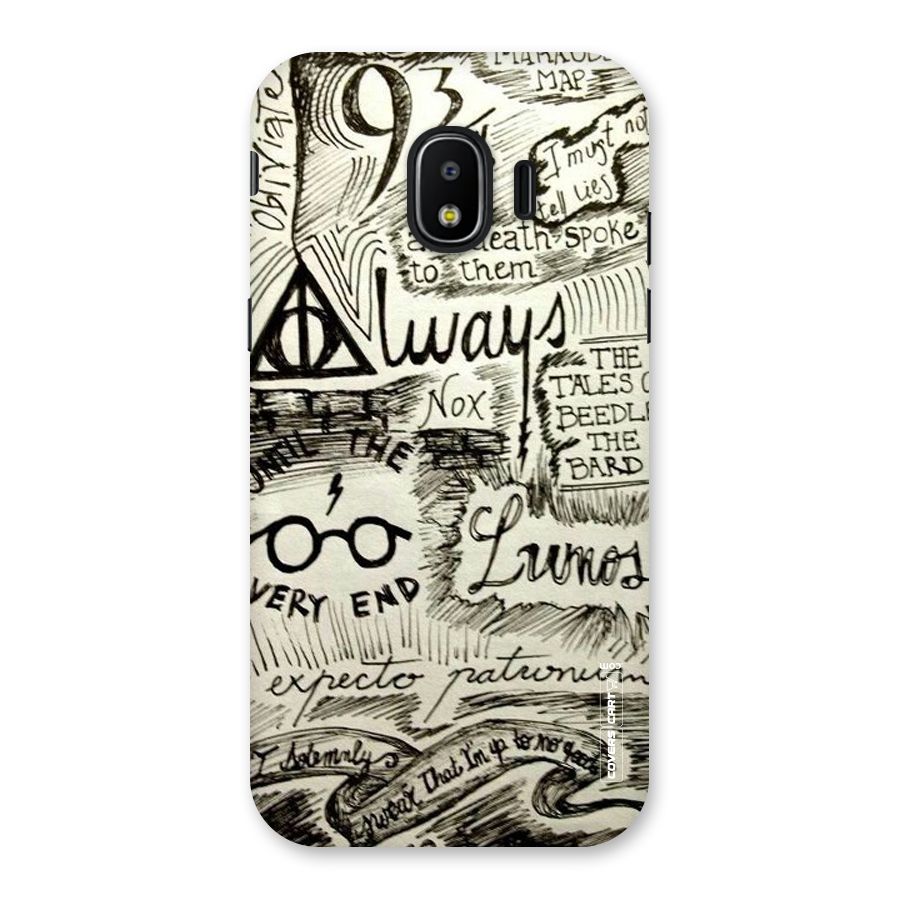 Doodle Art Back Case for Galaxy J2 Pro 2018