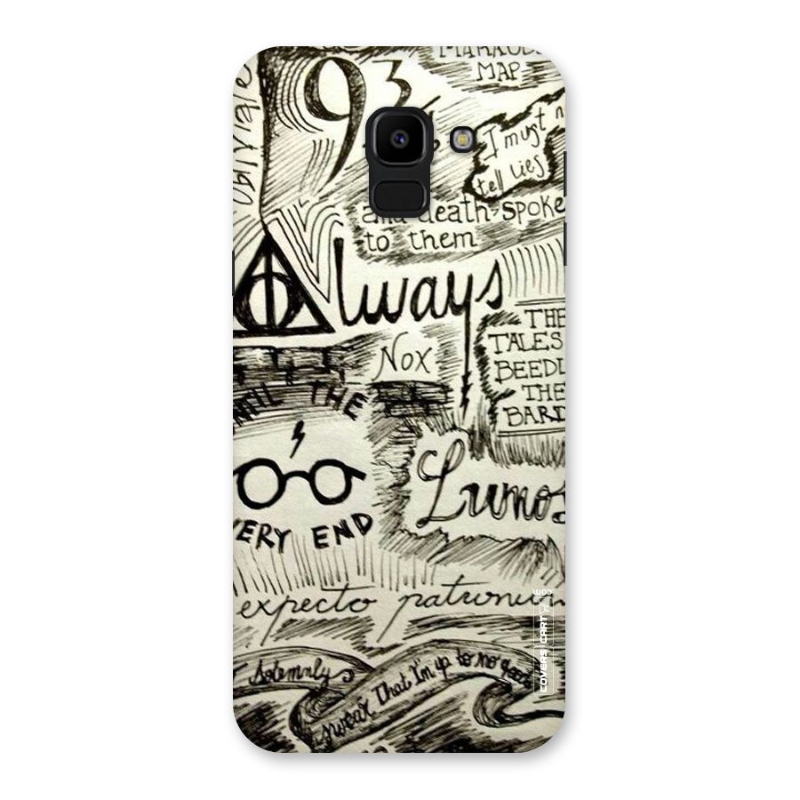 Doodle Art Back Case for Galaxy J6
