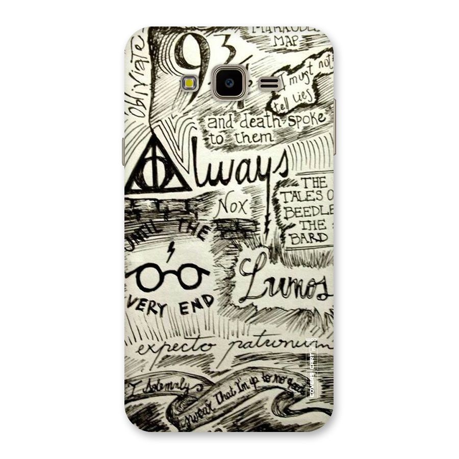 Doodle Art Back Case for Galaxy J7 Nxt