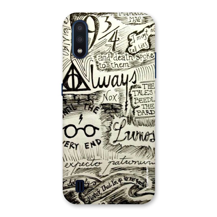 Doodle Art Back Case for Galaxy M01