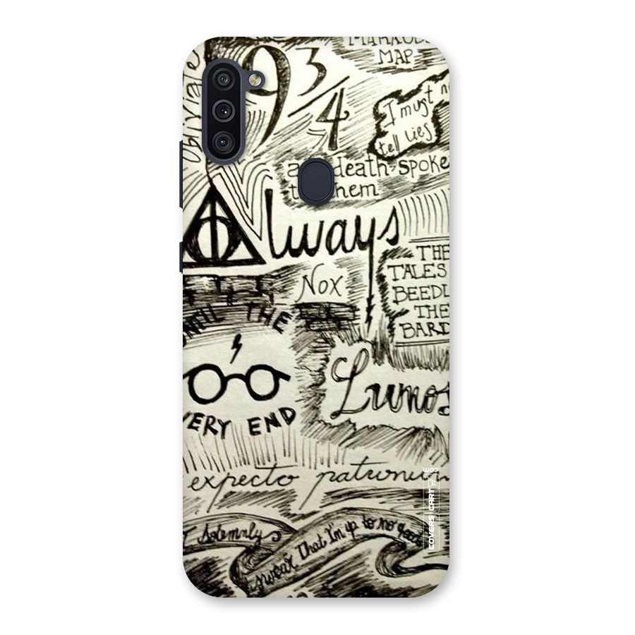 Doodle Art Back Case for Galaxy M11