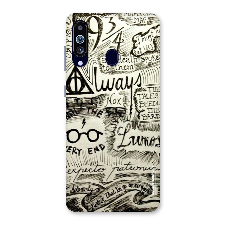 Doodle Art Back Case for Galaxy M40