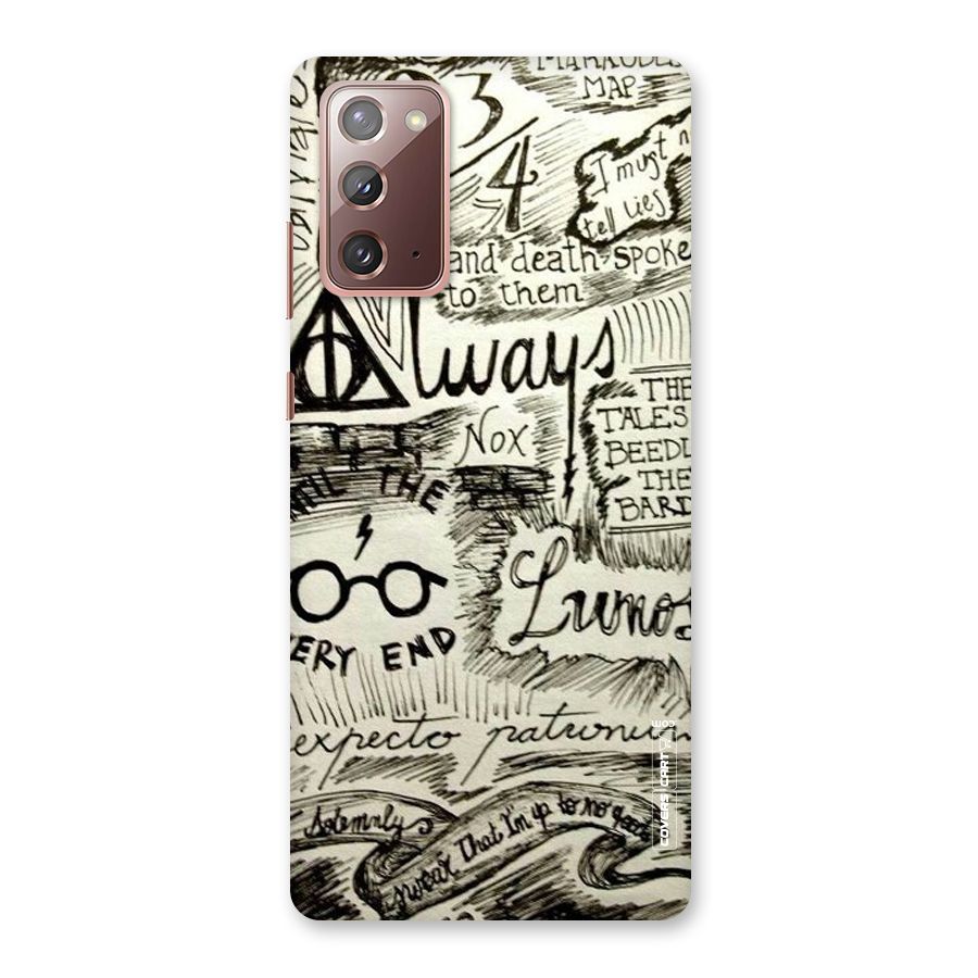 Doodle Art Back Case for Galaxy Note 20