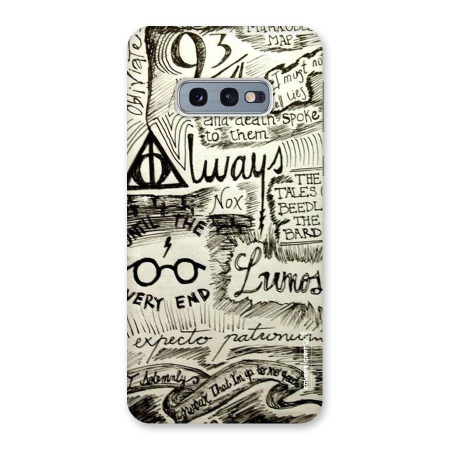 Doodle Art Back Case for Galaxy S10e