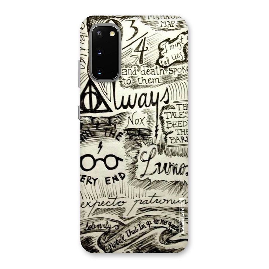 Doodle Art Back Case for Galaxy S20