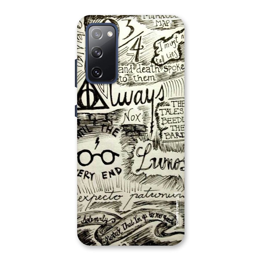Doodle Art Back Case for Galaxy S20 FE