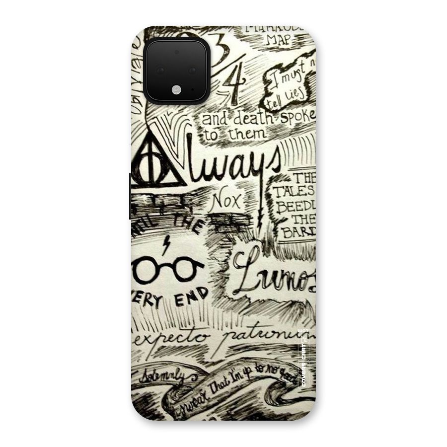 Doodle Art Back Case for Google Pixel 4 XL