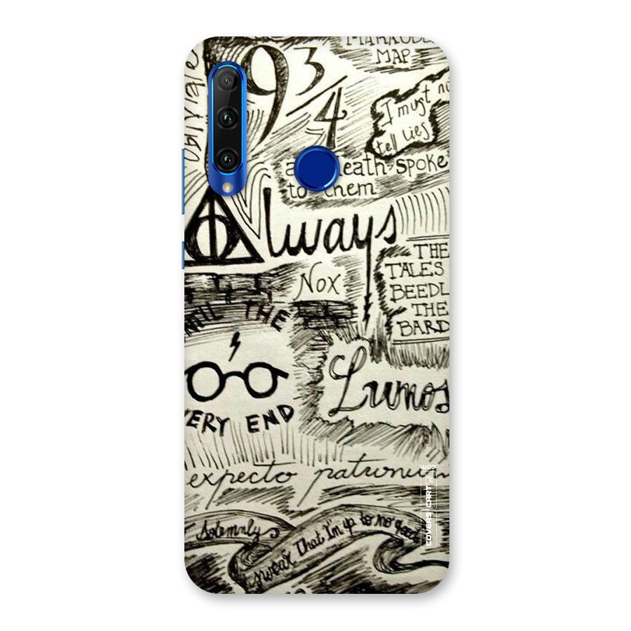 Doodle Art Back Case for Honor 20i