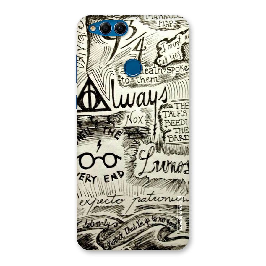 Doodle Art Back Case for Honor 7X
