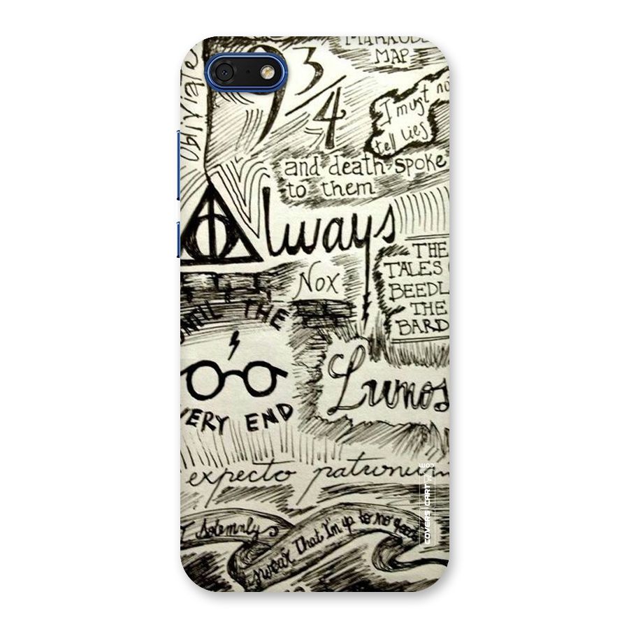 Doodle Art Back Case for Honor 7s