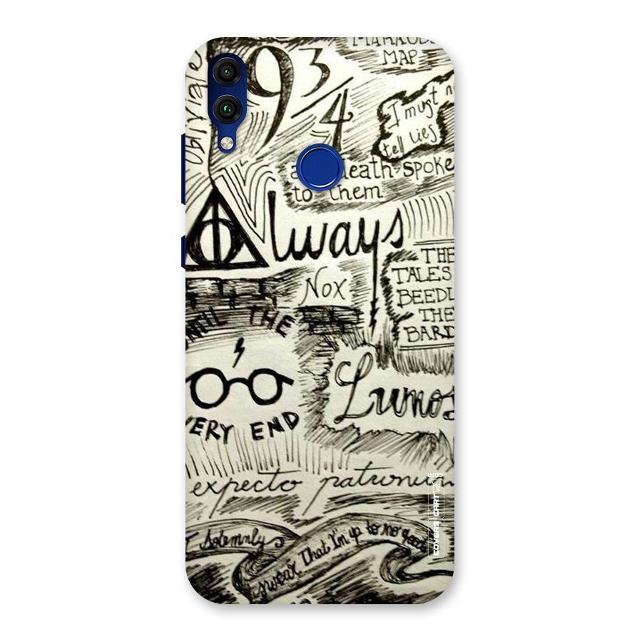 Doodle Art Back Case for Honor 8C