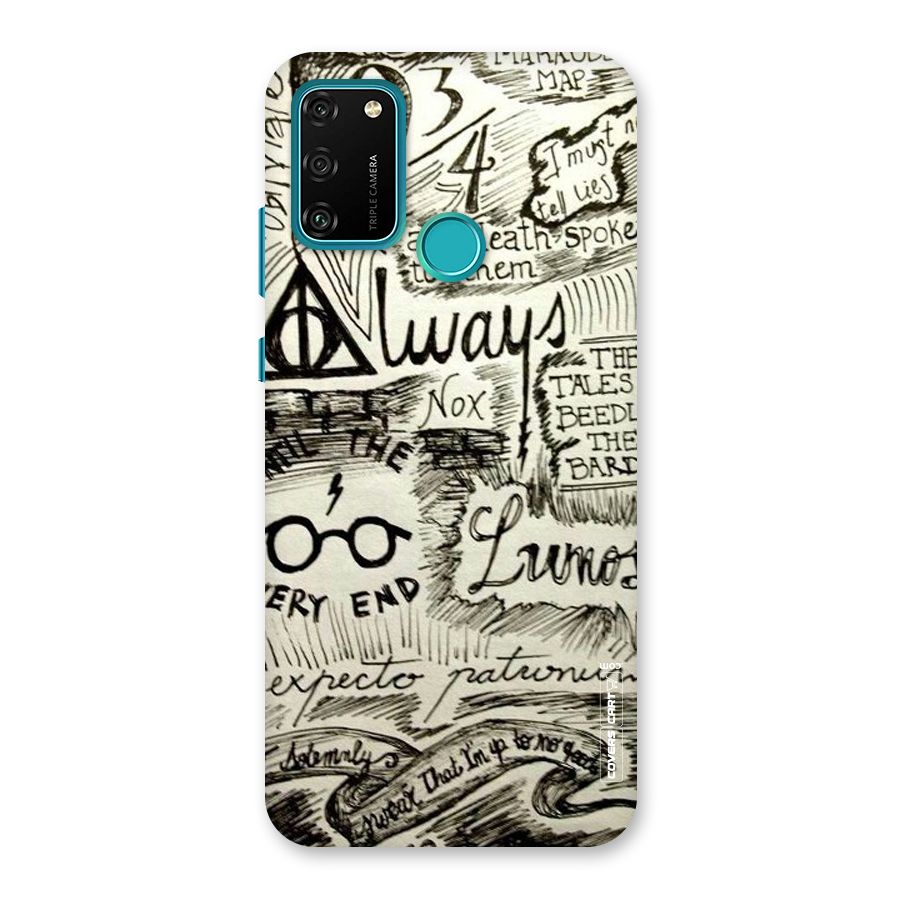 Doodle Art Back Case for Honor 9A