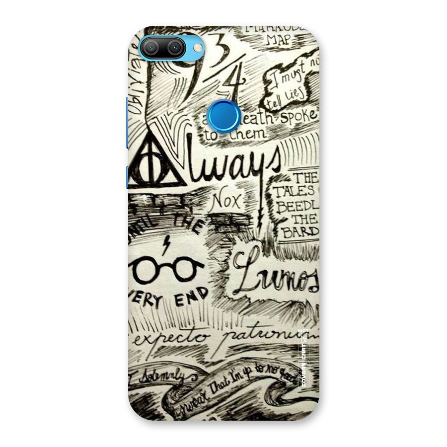 Doodle Art Back Case for Honor 9N