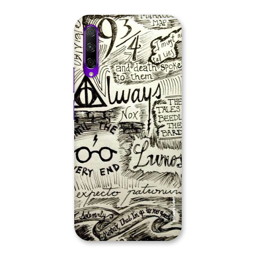 Doodle Art Back Case for Honor 9X Pro