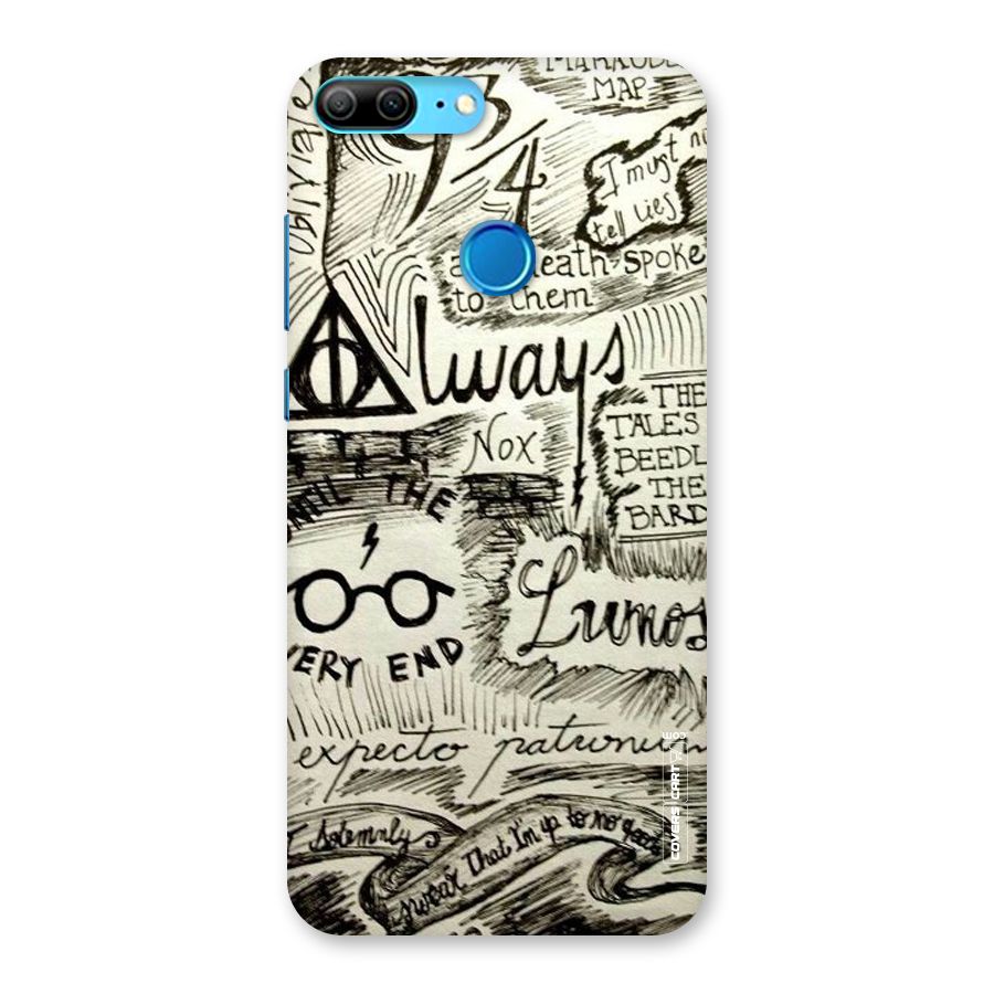 Doodle Art Back Case for Honor 9 Lite